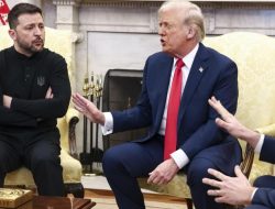 Zelensky Tampil Rapi dengan Jas Hitam Saat Bertemu Trump di Gedung Putih