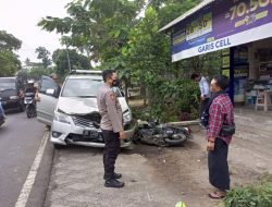 Sepeda Motor Vs Mobil di Nanga Pinoh: Satu Korban Meninggal, Satu Dirawat Intensif