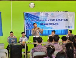 Satlantas Polres Melawi Ajak Pelajar Jadi Pelopor Keselamatan Berlalu Lintas