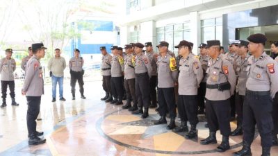 Polres Melawi Pastikan Aksi Audiensi Petani Sawit Mandiri Berjalan Aman