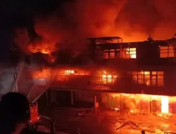 Kebakaran di Nanga Pinoh, 7 Ruko Hangus