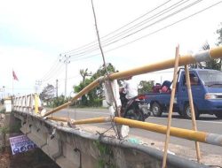 Besi Pengaman Jembatan Melawi II Dilaporkan Hilang